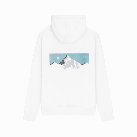 Mens Hoodie with Blue Sky graphic